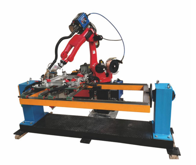 Fully automatic robotic welding workstation