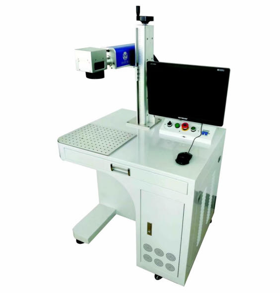 Thermal Break Aluminum Laser Marking Machine HK-YLP-30W